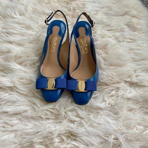 Never Worn Ladies Ferragamo Slingback Size 6
